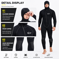 Combinaison de plongée intégrale en néoprène 7 mm personnalisée pour homme, fermeture éclair sur la poitrine, 4/3 mm, 3/2 mm, pour la plongée libre, le surf, la plongée sous-marine, la pêche sous-marine