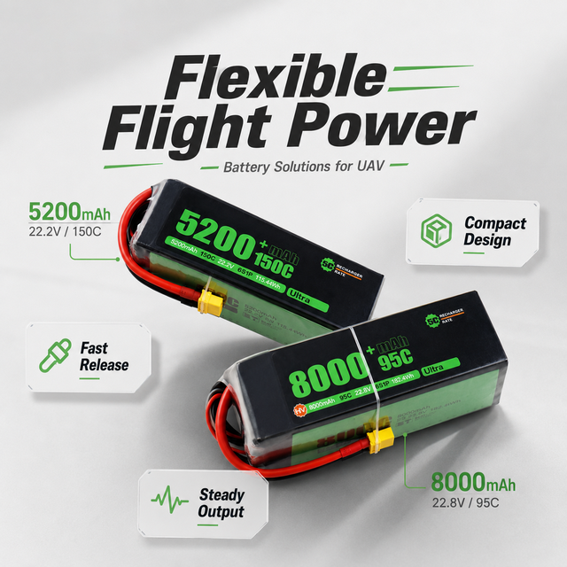 New Material Custom 32000mah 36000mah 50000mah 4s 6s 5-150C 44.4V High Capacity Semi-solid State UAV Lithium Drones Battery 1000