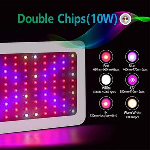 318 Hot Bán quang phổ đầy đủ 1000 wát <span class=keywords><strong>LED</strong></span> tăng trưởng ánh sáng với dual-chip UV-IR phát triển <span class=keywords><strong>LED</strong></span> ánh sáng cho các nhà máy trong nhà COB phát triển đèn - Product Image 3