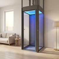 Ascenseur hydraulique certifié CE de 400 kg pour villa privée de 2 à 4 étages