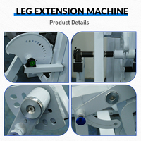 Machine d'extension des jambes assise à charge par poulie pour salle de sport professionnelle, équipement de fitness pour l'entraînement des jambes