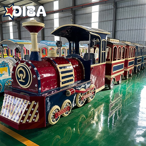 Train touristique du fabricant, petit train avec sièges en cuir confortables, idéal pour les places <span class=keywords><strong>de</strong></span> ville - Product Image 3