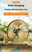 Ventilateur électrique de 12 pouces, haute puissance, faible bruit, 4 vitesses, classe A+++, efficace en termes d'énergie, commercial, domestique, camping, portable