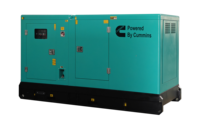 Generador Diésel Inteligente Silencioso de 180 kVA, 150 kW, 440 V Trifásico, Grupo Electrógeno de 175 kVA, 140 kW