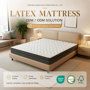Matelas pliant en mousse de latex <span class=keywords><strong>160x200</strong></span>, portable, pliable en trois, matelas sur mesure pour appartement, chambre d'amis, vente en gros - Product Image 1