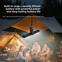 Nouvelle lampe torche LED rechargeable par USB, indice de protection IP44, portable, ultra-lumineuse, multifonction, lampe de travail d'urgence pour l'extérieur, interrupteur à bouton