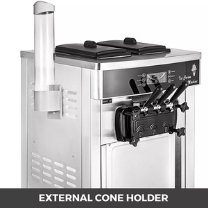 Almacén DE LA UE con una pérdida de 1,6 galones * 2 Máquina comercial de helados máquina de helados de servicio suave - Product Image 5