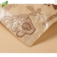OEM Maßgefertigtes Fettabweisendes Lebensmittelpapier für Café, Bäckerei, Feinkostladen, Restaurant, Takeaway und Lebensmittelverpackung