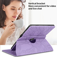 Housse de protection pour plaque de tablette de couleur pure 12.1 pouces anti-chute rotative pour HONOR Pad 9 Support horizontal et vertical
