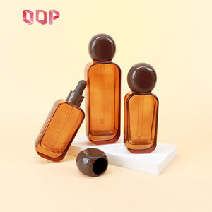 Flacons compte-gouttes en verre ambré vides pour cosmétiques, huiles essentielles, sérums visage et huiles capillaires, 30ML, 50ML, 100ML, 120ML, avec tube en papier - Product Image 6