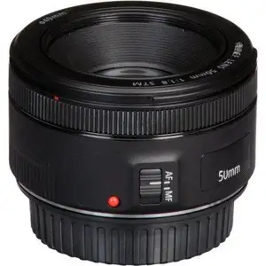 Diskon besar OEM EF 50mm f/1.8 STM lensa kamera Digital hitam