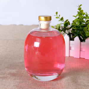 À la mode de qualité alimentaire Transparent givré 250ml 500ml bouteille en verre de vin avec <span class=keywords><strong>bouchon</strong></span> étanche en gros pour boisson jus de vin - Product Image 5