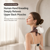 Masseur électrique 4D pour le cou, appareil de massage cervical sans fil, massage shiatsu des tissus profonds, relaxant pour les épaules et le corps, pour hommes et femmes