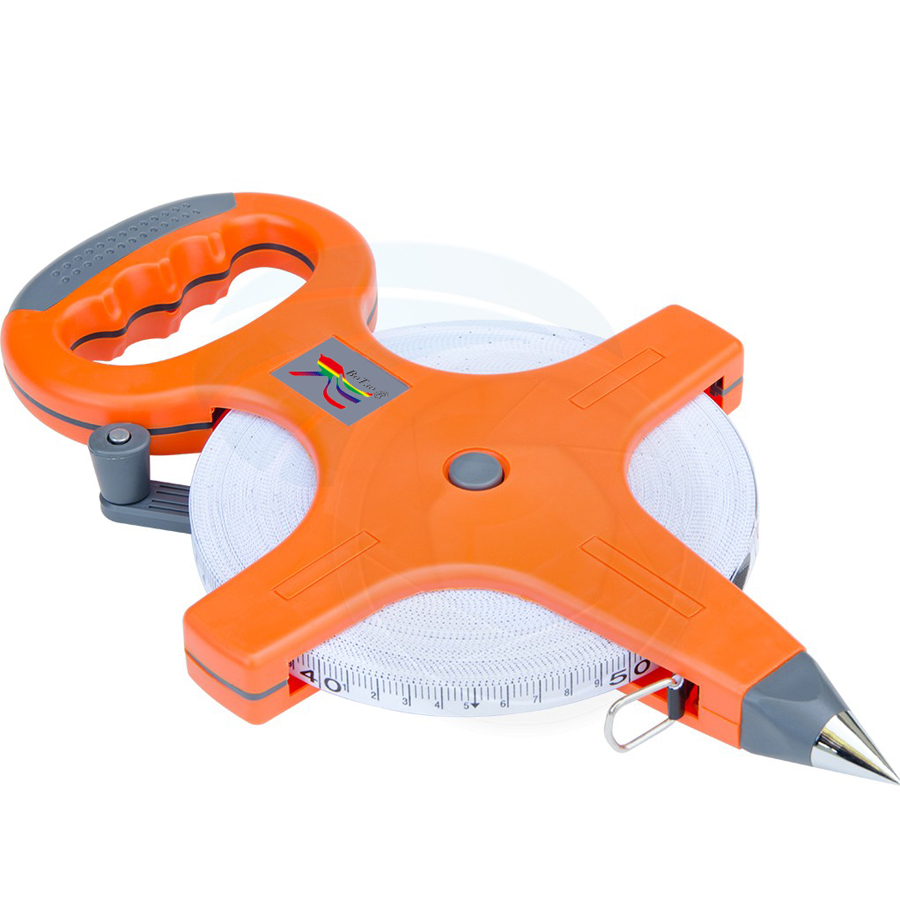 Профессиональная недорогая Гибкая Стекловолоконная измерительная лента 10 м/33 фута 15 м/50 футов 20 м/65 футов 30 м/100 футов 50 м/165 футов с принтом логотипа