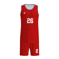 Uniforme de Baloncesto Reversible Sublimado Completo MYTH STAR Sports Team, Conjunto de Uniforme Masculino con Camiseta y Pantalones Cortos, Colores y Logotipos Personalizados