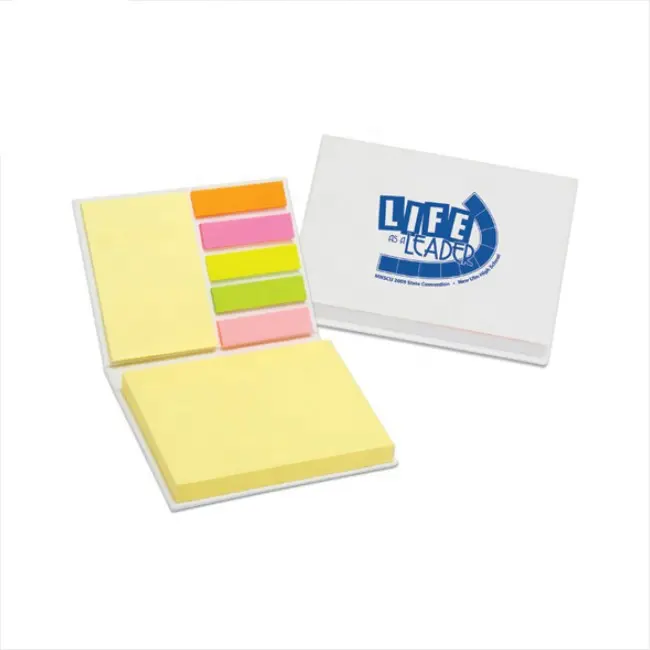 Promotionele Dagboek Papier Schrijven Blok Note Pads Eco Vriendelijke Custom Zelfklevende Memo Pad Sticky Note Pad