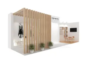 10X 30ft Hoặc 3X9m Tradeshow Hiển Thị Cho Quần Áo Triển Lãm Đứng