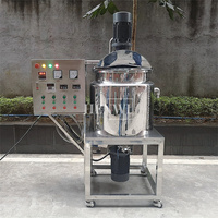 Henwi 30-500 Litres Réacteur Acier Veste Liquide Gel Shampooing Mélangeur Mélangeur Électrique Chauffé Réservoir de Mélange avec Agitateur