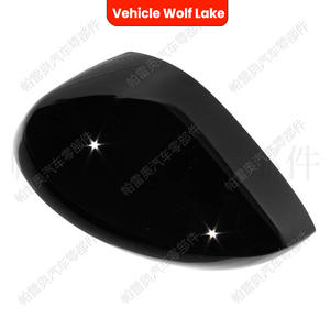 Cubierta de espejo retrovisor negra Vehicle Wolf Lake para Honda Civic 2022-2023, juego completo de ABS con cinta adhesiva de 3 m - Product Image 3