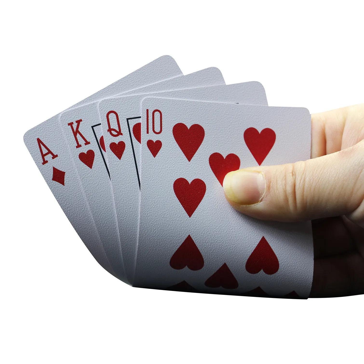 2023 대부분의 판매 제품 맞춤형 플래시 비밀 표시 방수 포커 카드 놀이
