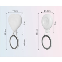 Lampe LED magnétique pliable pour selfie, lumière d'appoint portable pour téléphone, fixation magnétique puissante pour smartphone, streaming vidéo en direct