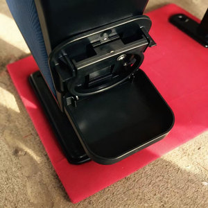Porte-gobelet en plastique pour chaise de théâtre, fixation avant et arrière pour sièges d'auditorium - Product Image 1