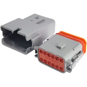 カスタマイズ3/6/8/12回路ドイツ式コネクタ、自動車用ワイヤーハーネス用Dシリーズコネクタのオス・メスキットと互換性あり - Product Image 4