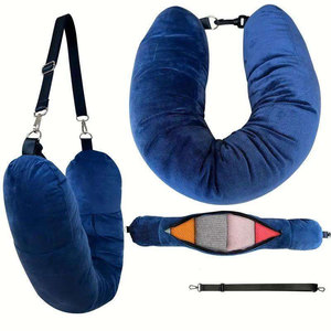 Oreiller de voyage pliable multifonctionnel populaire, confortable et facile à ranger dans les vêtements, un article de voyage indispensable - Product Image 4