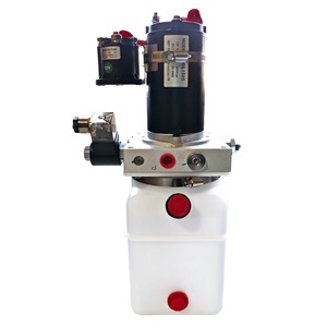 Unidad de Potencia Hidráulica Mini de 12V 800W, Micro Estación de Bombeo Hidráulica para Plataforma Elevadora de Tijera Pequeña, Unidad de Potencia para Plataforma Elevadora de Tijera Pequeña de 12V 800W - Product Image 4