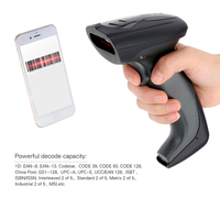 Lecteur de codes-barres industriel portable avec écran, double garantie, lecture de codes flous, USB filaire, pour supermarchés, entrepôts et logistique