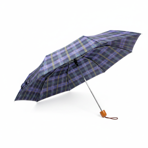 Parapluie inversé de 38 pouces avec 12 baleines et ouverture automatique, en tissu 190T, poignée en bois, cadeau d'affaires, 60 pièces/boîte, modèle 83988 - Product Image 2