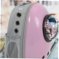 Mochila Transportadora de Mascotas Transparente Premium con Tela Transpirable para Perros y Gatos - Multiusos para Exteriores y Uso Diario
