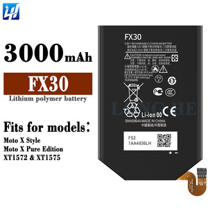 Batería de Repuesto para Teléfono Inteligente FX30 3.85V 3000mAh para Motorola X Pure Edition X Style X+XT1572 <span class=keywords><strong>XT1575</strong></span>, Batería Recargable de Iones de Litio - Product Image 2