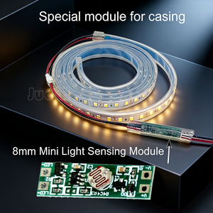 Interrupteur de contrôle de la lumière IKSLED 8 mm pour bande lumineuse LED / Arrêt automatique de jour et allumage automatique de nuit - Product Image 1