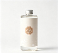 Étiquette de bouteille cosmétique imperméable personnalisée en PE, impression numérique, forme rectangulaire, emballage pour mascara et dentifrice