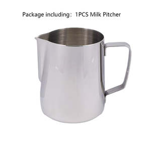 Stainless Steel 350ml 500ML 600ml Milk Jug Barista Tools Coffee Steaming <strong>Pitcher</strong> Cup Espresso Milk Frothing <strong>Pitcher</strong> - Product Image 6