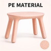 Table et chaises pour enfants en plastique inodore, avec dossier mobile, taille maternelle, pour événements et fêtes