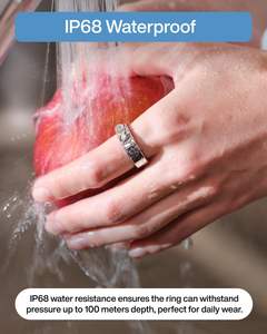 Nouveau Smart Ring IP68 boîtier de charge étanche moniteur de fréquence cardiaque moniteur de sommeil oxygène sanguin sport Fitness suivi App contrôle - Product Image 5