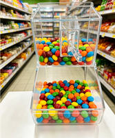 Conteneurs alimentaires en vrac personnalisés, bacs à noix, à snacks, à épices, à bonbons, à bonbons gélifiés, bacs en plastique, bacs en acrylique, bacs à aliments en vrac