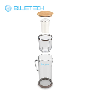 <span class=keywords><strong>Carafe</strong></span> en verre purificateur <span class=keywords><strong>d</strong></span>'<span class=keywords><strong>eau</strong></span> potable filtre à <span class=keywords><strong>eau</strong></span> alcaline pichet en plastique Rohs manuel avec poignée facile à installer 3,5 L - Product Image 3
