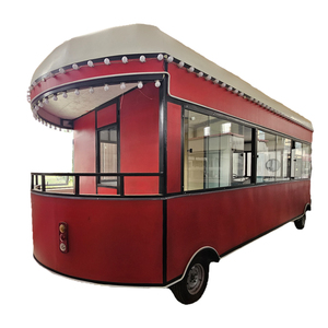 Mini Furgone per Snack, Carretto Mobile per Cibo <span class=keywords><strong>con</strong></span> Ruote, Gelati, Limonata, <span class=keywords><strong>Torte</strong></span>, Caffè, Hot Dog, Carretti e Rimorchi per Alimenti - Product Image 6