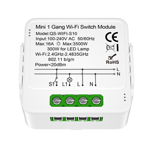 Geagood Tuya WiFi Relay Switch Module Dry <strong>Contact</strong> 1 Channel Alexa <strong>Google</strong> Home Smart Life <strong>App</strong> DC 12/24V AC Smart Home System - Product Image 2