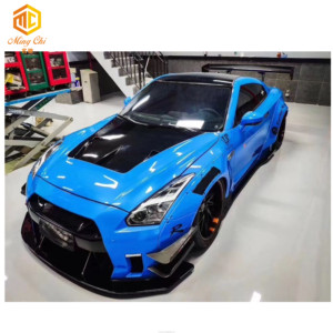 ชุดแต่งรอบคันรถยนต์ GTR รุ่น Liberty <span class=keywords><strong>Walk</strong></span> <span class=keywords><strong>V2</strong></span> LB Wide Body Kit สำหรับ Nissan GTR35 GT-R35 - Product Image 6