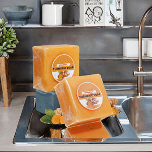 Jabón en Barra Blanqueador Herbal al por Mayor con Papaya y Ácido Kójico para Nudillos Oscuros - Product Image 3