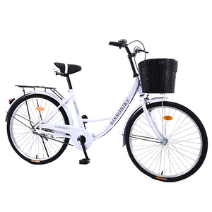 Boa Qualidade Bicicleta Mulher com cesta para menina Urban Fashion Women <span class=keywords><strong>Bicycle</strong></span> 24 Inch City Bike - Product Image 5