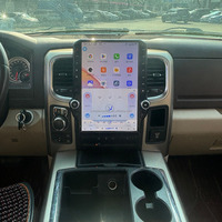 Radio de coche vertical Android de 14.5 pulgadas con pantalla táctil GPS, reproductor multimedia estéreo para Dodge RAM TRUCKS 2013-2017