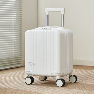 Moda 14 pollici ABS PC piccolo Trolley bagaglio vendita all'ingrosso <span class=keywords><strong>valigia</strong></span> da viaggio bagaglio a mano con porta portabicchieri porta telefono - Product Image 2