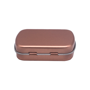 OEM ODM pequeña caja de lata de metal <span class=keywords><strong>rectangular</strong></span> contenedor de almacenamiento de menta de caramelo para productos artesanales Almacenamiento de regalo de cigarrillos - Product Image 3