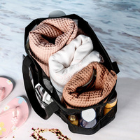 Sac de plage en maille grande capacité personnalisé avec logo pour l'été, les voyages et la natation – Accessoires de sac fourre-tout