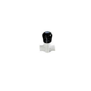 Long-<b>Handle</b> Mini Male Thread Stop <b>Tap</b> Black PVC Plastic <b>Tap</b> Fittings with Aluminum <b>Handle</b> for Kitchen Basin Washing Machine Use - Product Image 1